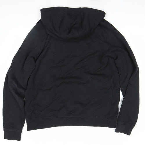 883 Police Men's Black XL Pullover Hoodie Regular Fit Cotton