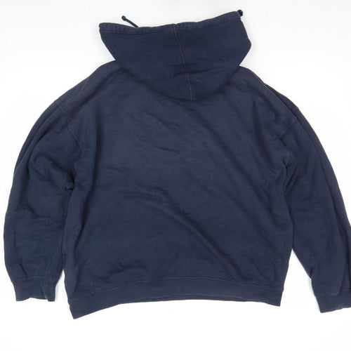 Penn Sports Men’s Blue Pullover Hoodie M New York Graphic Cotton Fleece