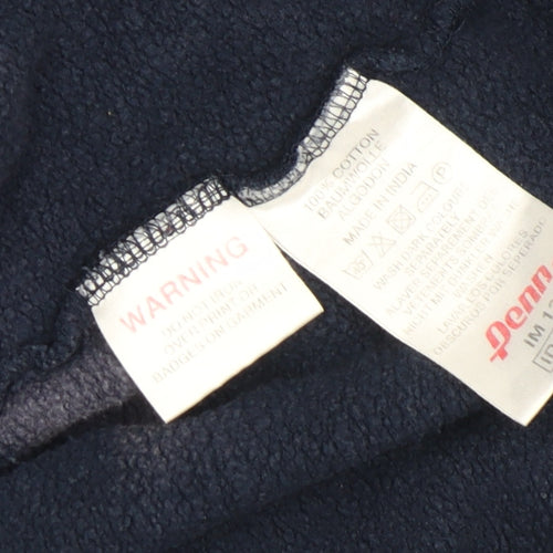 Penn Sports Men’s Blue Pullover Hoodie M New York Graphic Cotton Fleece