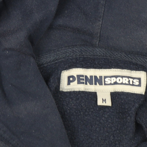 Penn Sports Men’s Blue Pullover Hoodie M New York Graphic Cotton Fleece