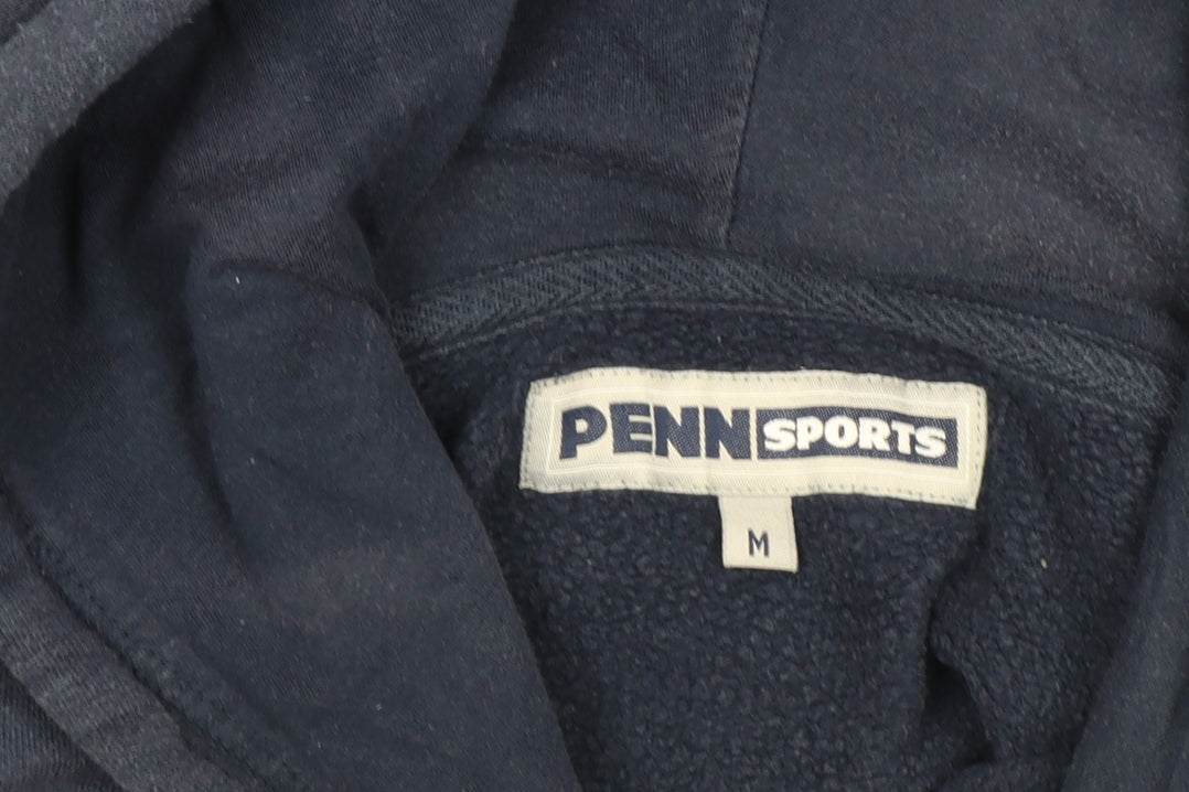 Penn Sports Men’s Blue Pullover Hoodie M New York Graphic Cotton Fleece