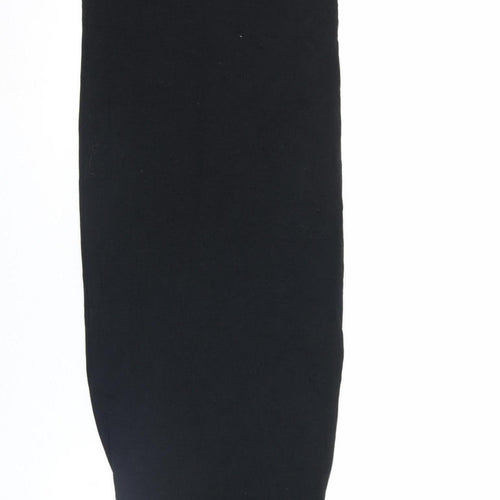 ZARA Women’s Black Sleeveless Bodycon Midi Dress Size S