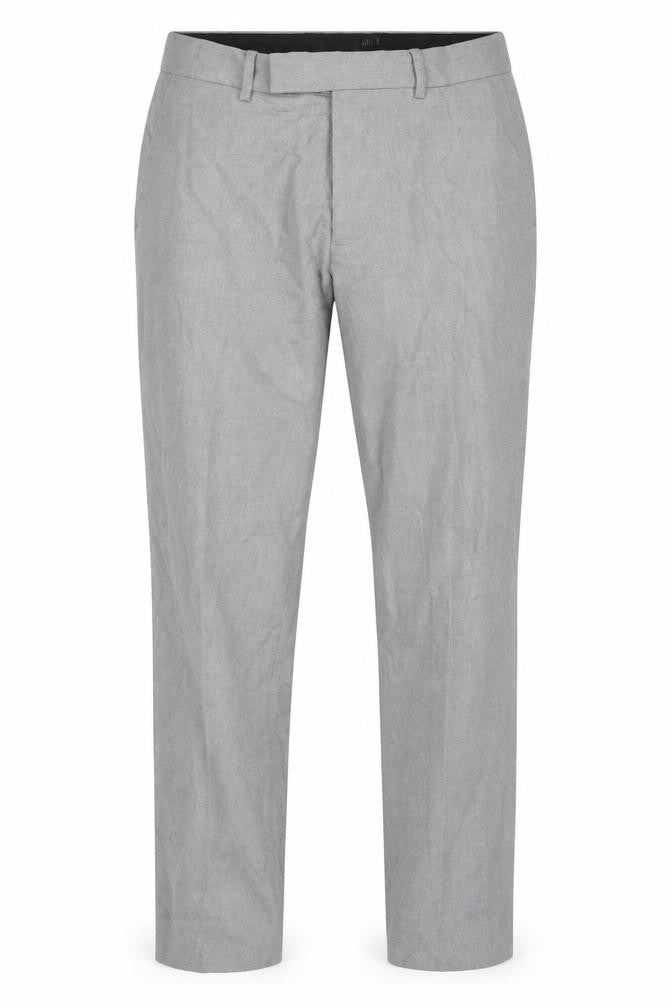 ASOS Men's Grey Slim Fit Skinny Trousers 29W 32L Polyester Blend