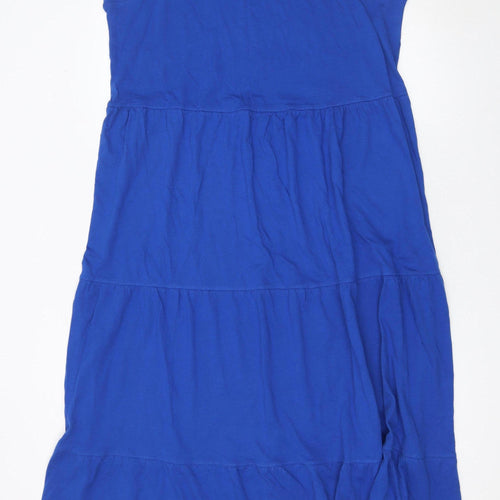Days Stores Women’s Blue Sleeveless Swing Midi Dress Size L