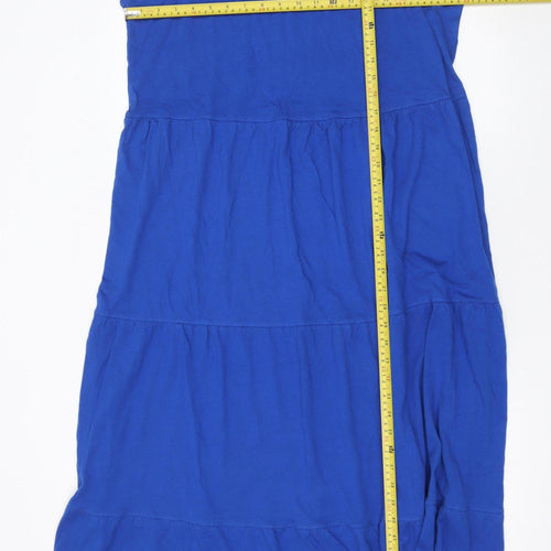 Days Stores Women’s Blue Sleeveless Swing Midi Dress Size L