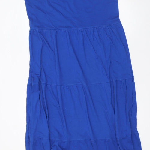 Days Stores Women’s Blue Sleeveless Swing Midi Dress Size L