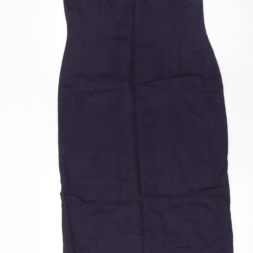 Principles Women’s Blue Sheath Dress UK 12 Sleeveless Formal Workwear
