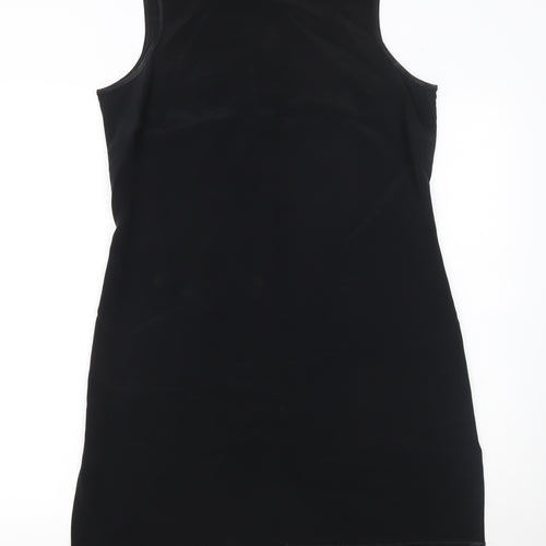 Next Women Black Sleeveless Sheath Knee Length Dress UK 12