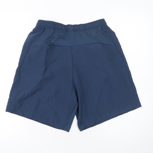 Adidas Men’s Blue Athletic Shorts S AEROREADY Primegreen Gym Running