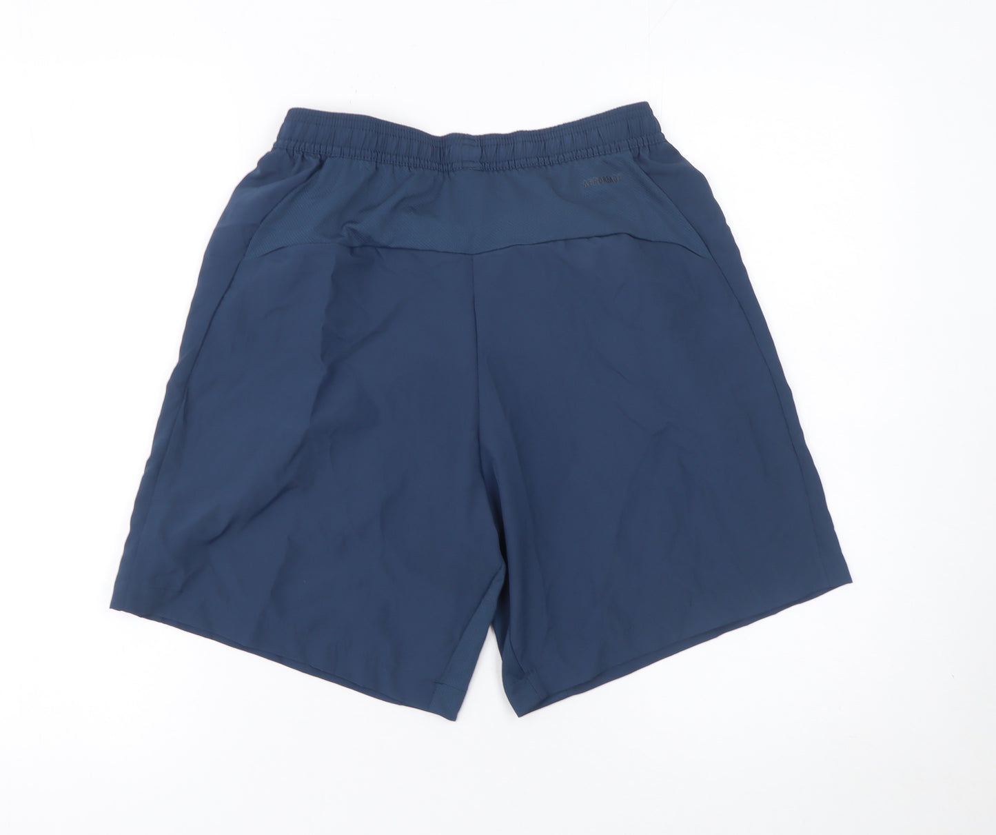 Adidas Men’s Blue Athletic Shorts S AEROREADY Primegreen Gym Running