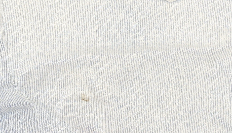 Stradivarius Women Blue Size 16 High Rise Distressed Mom Jeans