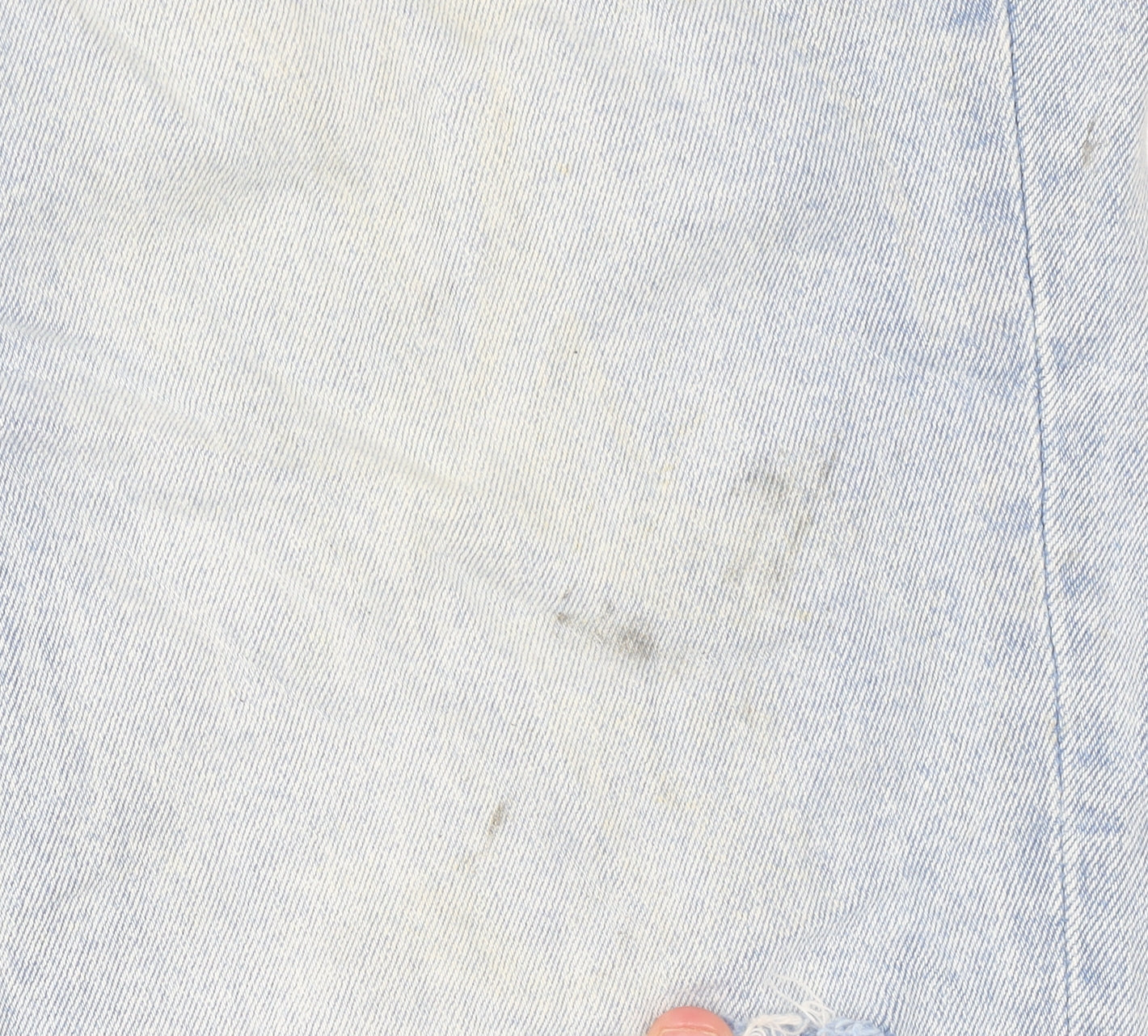 Stradivarius Women Blue Size 16 High Rise Distressed Mom Jeans