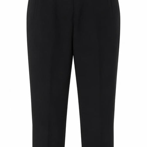 Savida Women's Black High Waist Pleated Trousers Size 12