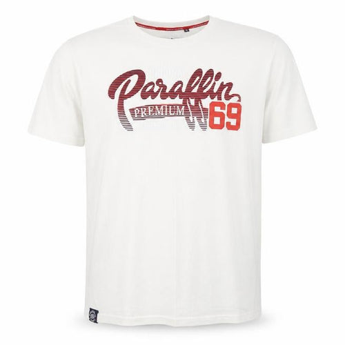 Paraffin Mens White XL Graphic Print Crew Neck T-Shirt