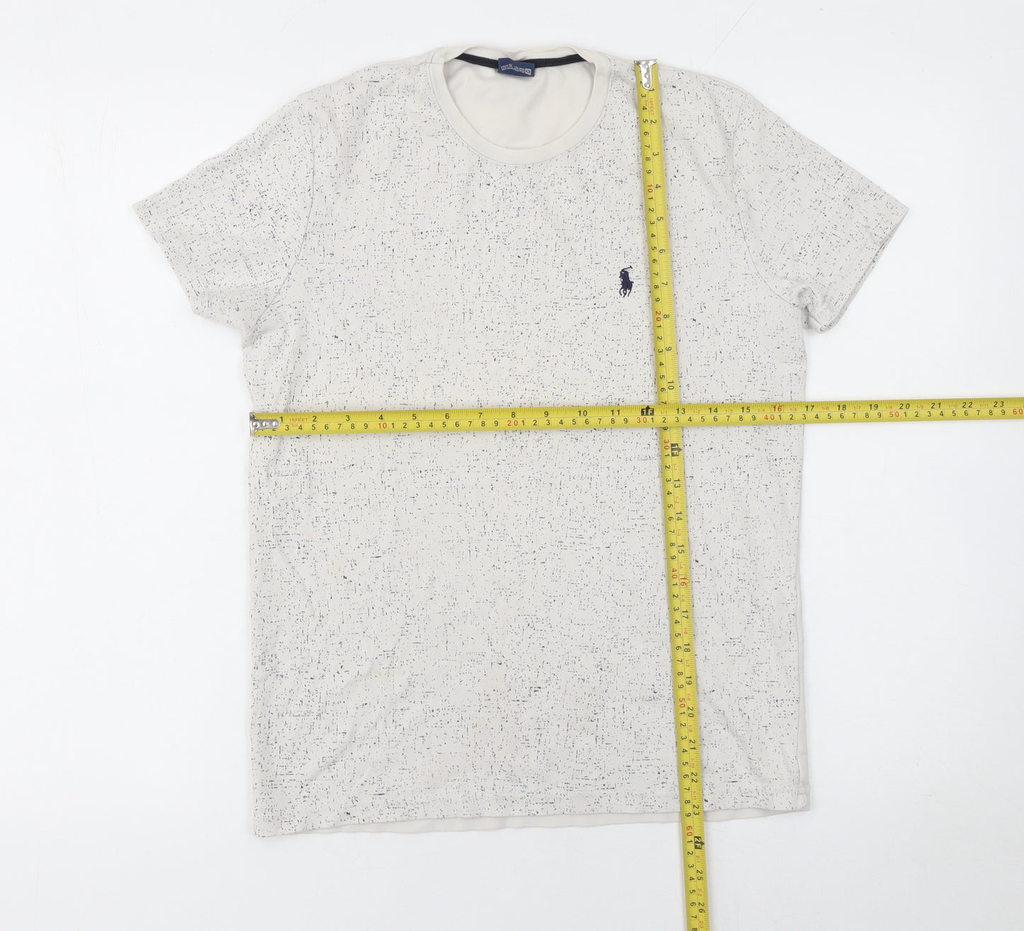 Ralph Lauren Boys Beige Small Short Sleeve Cotton Logo T-Shirt