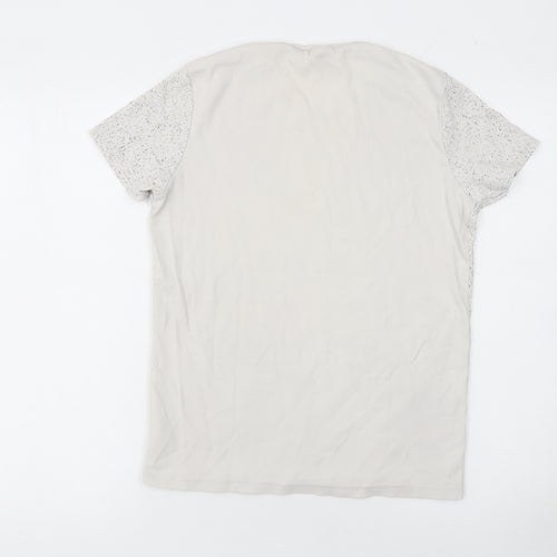 Ralph Lauren Boys Beige Small Short Sleeve Cotton Logo T-Shirt
