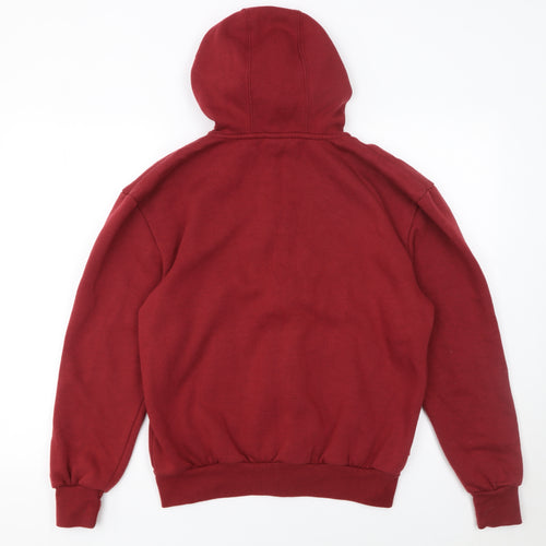 Slazenger Men's Red Full Zip Hoodie Size S Regular Fit