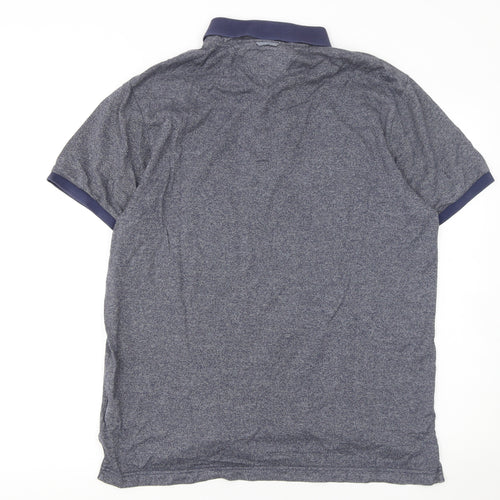 Tommy Hilfiger Men's Blue Slim Fit Polo Shirt XL