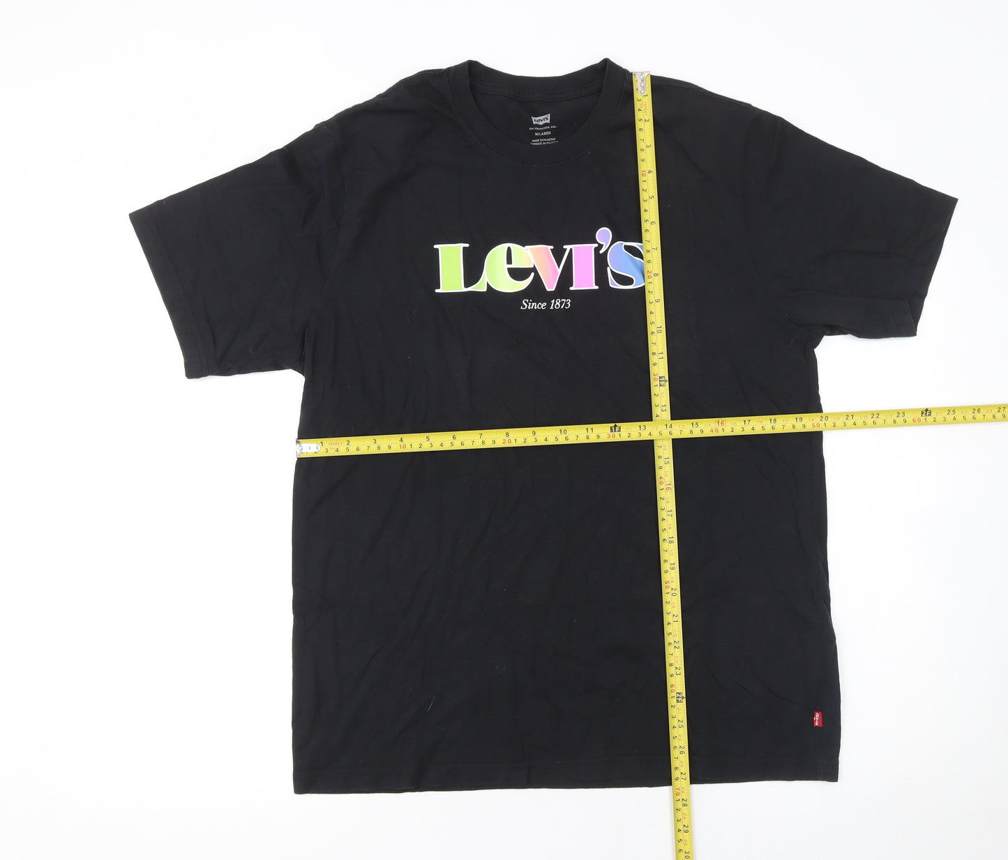 Levi's Men's Black Relaxed Fit Logo T-Shirt Size M