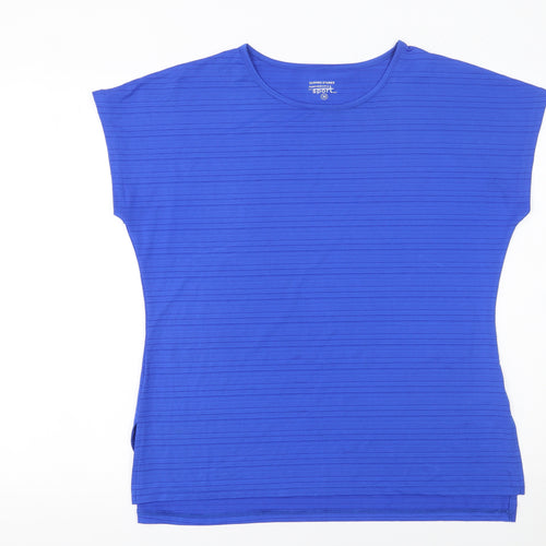 St. Bernard for Dunnes Stores Blue Womens Size 12 Sleeveless Sport T-Shirt