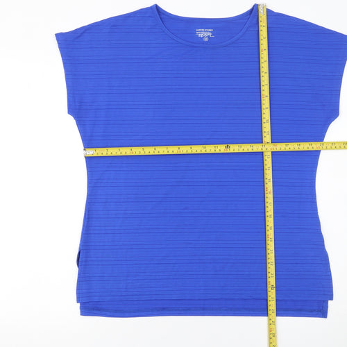 St. Bernard for Dunnes Stores Blue Womens Size 12 Sleeveless Sport T-Shirt