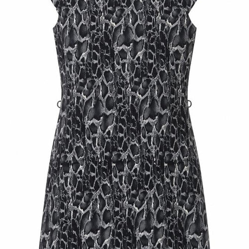 Billie & Blossom Women’s Black Snake Print Shift Dress Size 10