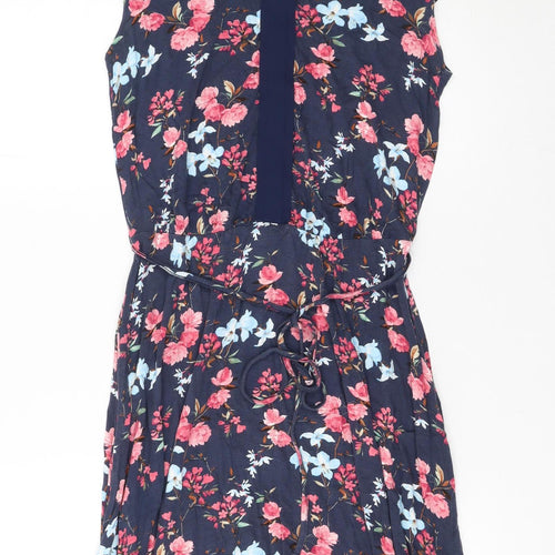 Oasis Women’s Multicoloured Floral Knee Length Fit & Flare Dress - Size M