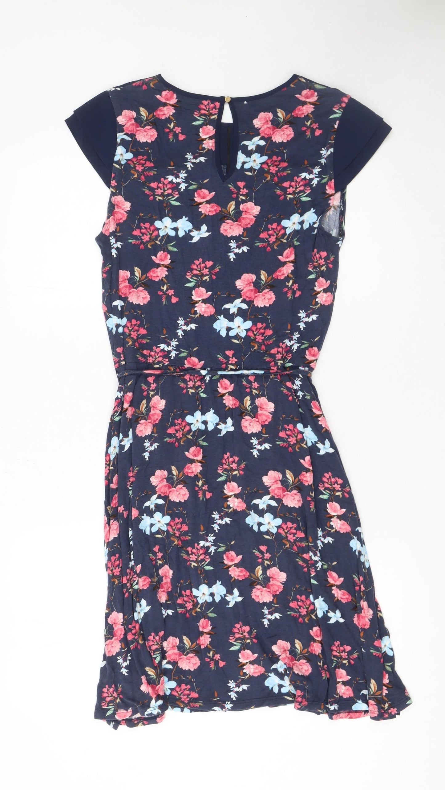 Oasis Women’s Multicoloured Floral Knee Length Fit & Flare Dress - Size M
