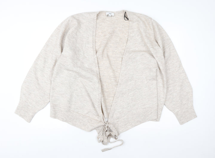 Marks and Spencer Women’s Beige Knit Tie Front Coatigan XL