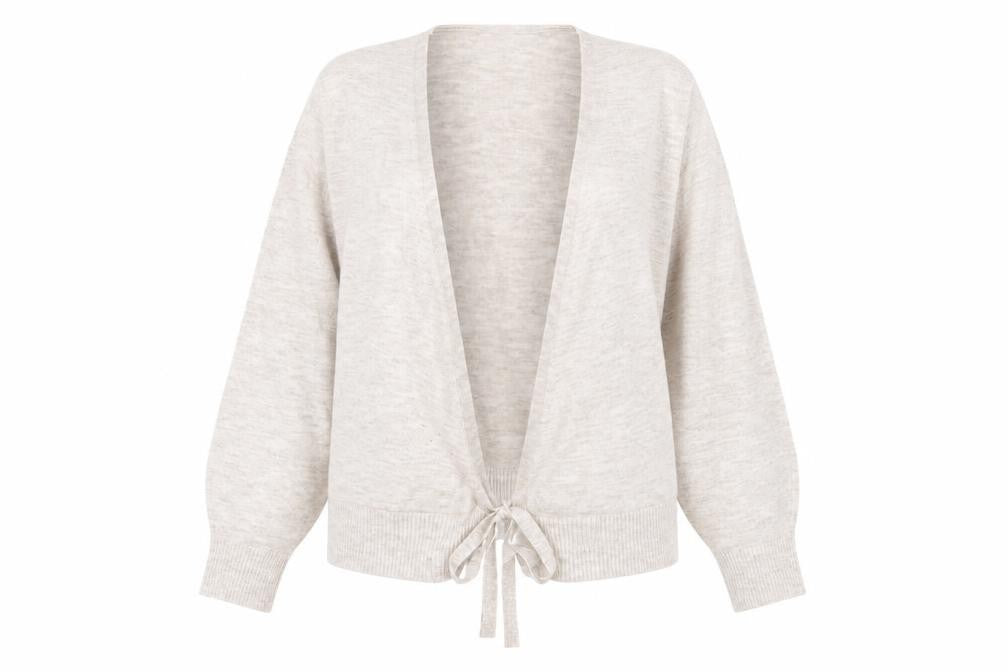 Marks and Spencer Women’s Beige Knit Tie Front Coatigan XL
