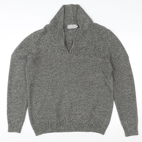 French Connection Women's Grey Cowl Neck Knit Jumper Size M