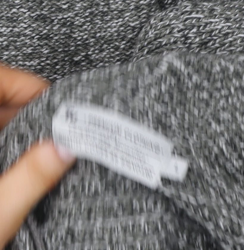 French Connection Women's Grey Cowl Neck Knit Jumper Size M