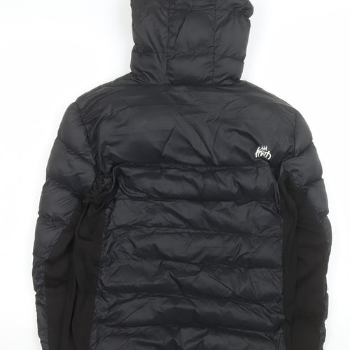 Kings Will Dream Boys Black XL Hooded Puffer Jacket Winter Full Zip