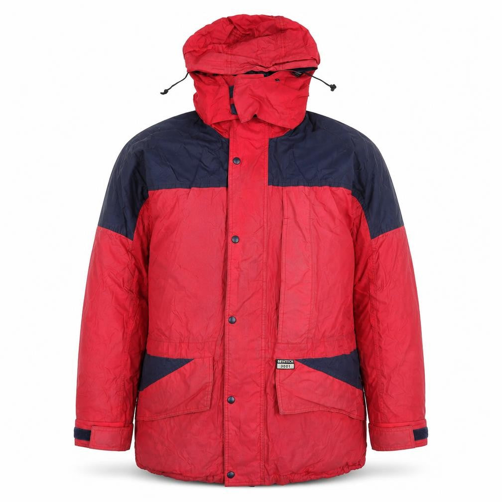 Gelert Men's Red Parka Jacket S Waterproof Hooded Hiking Coat