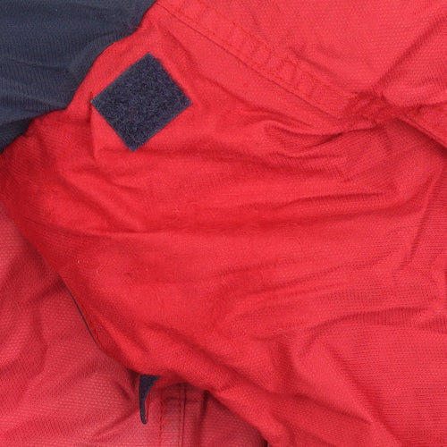 Gelert Men's Red Parka Jacket S Waterproof Hooded Hiking Coat