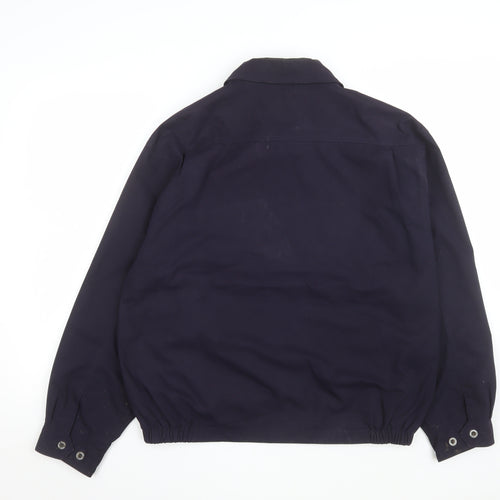 Maine New England Mens Blue Jacket Size S Casual Cotton Blend
