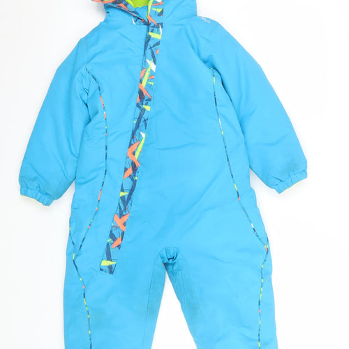 CMP Boys Blue Waterproof Insulated Ski Snowsuit 4 Years Hooded Winter Outerwear