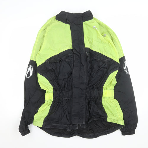 Richa Men’s Black Green Motorcycle Jacket M Waterproof Reflective