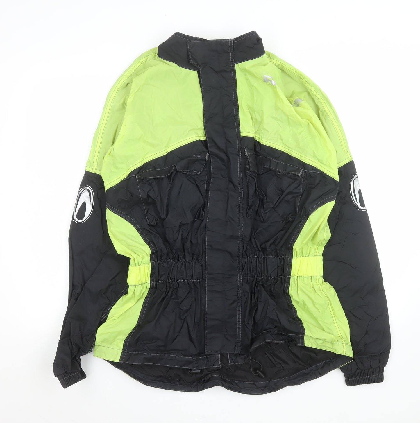 Richa Men’s Black Green Motorcycle Jacket M Waterproof Reflective