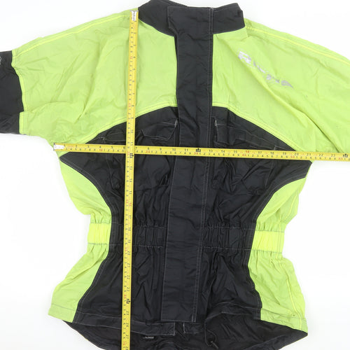 Richa Men’s Black Green Motorcycle Jacket M Waterproof Reflective