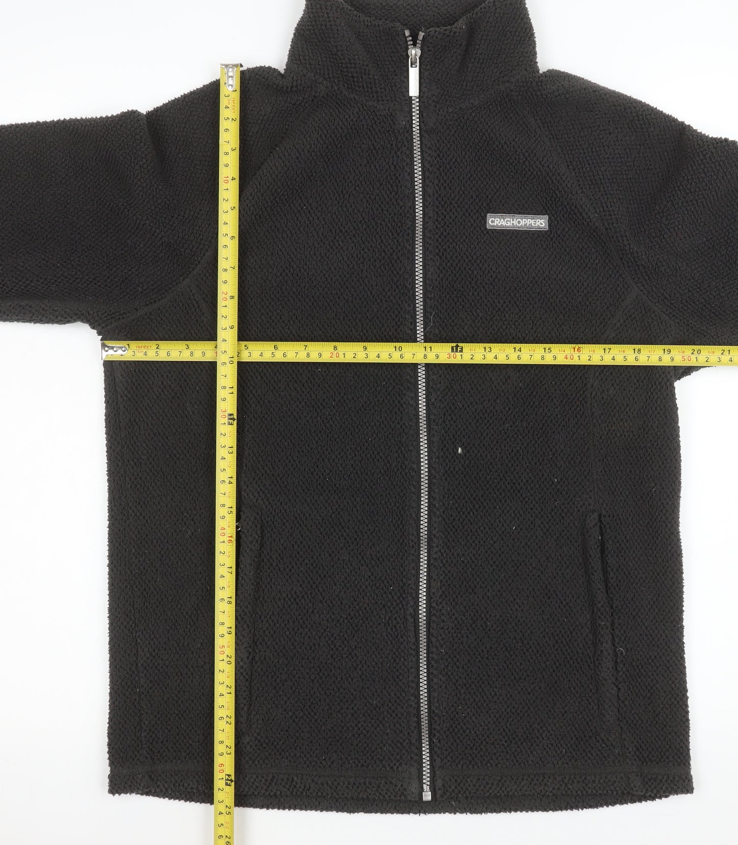 Craghoppers Men's Black Fleece Full Zip Jacket Size S
