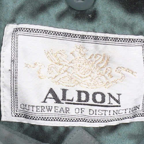 Aldon Women’s Green Mid-Length Lined Overcoat Jacket M