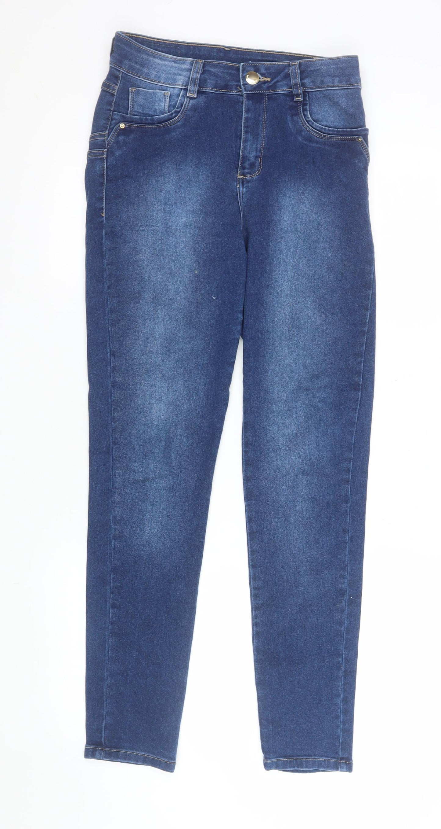 Sawary Jeans Women’s Blue Size 14 Slim Fit Mid Rise Skinny Denim Jeans