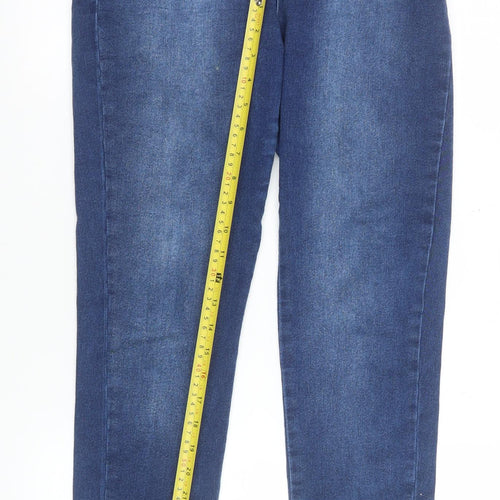 Sawary Jeans Women’s Blue Size 14 Slim Fit Mid Rise Skinny Denim Jeans