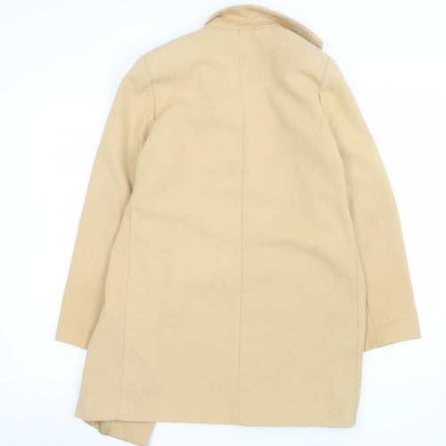 Miss Selfridge Women’s Beige Mid-Length Coat UK 6 Classic Style