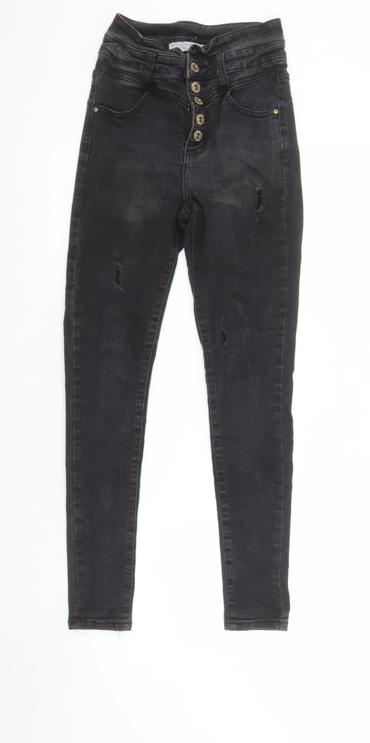 Hello Miss Women's Black High Rise Skinny Jeans Size 8