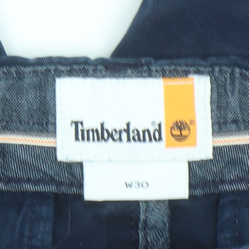 Timberland Men's Blue Chino Shorts Size 30 Regular Fit Casual