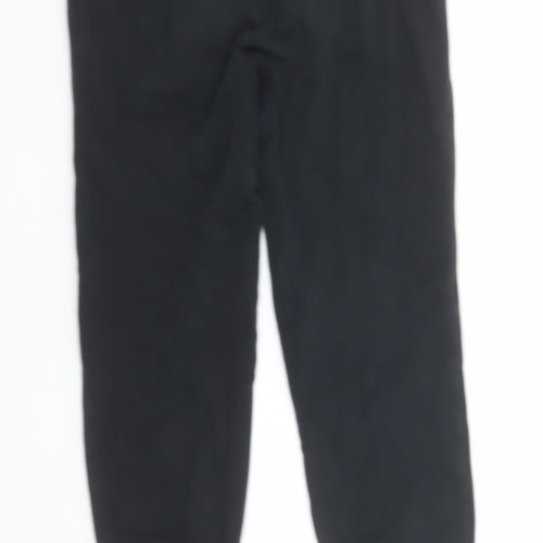 Nike Men's Black Jogger Trousers Small Fleece Regular Fit