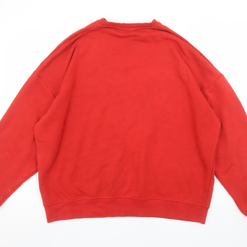 Primark NFL Women Red Kansas City Chiefs Sweatshirt S Graphic Print