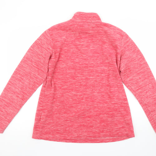 Mountain Warehouse Womens Pink 1/2 Zip Pullover Sweatshirt UK 16